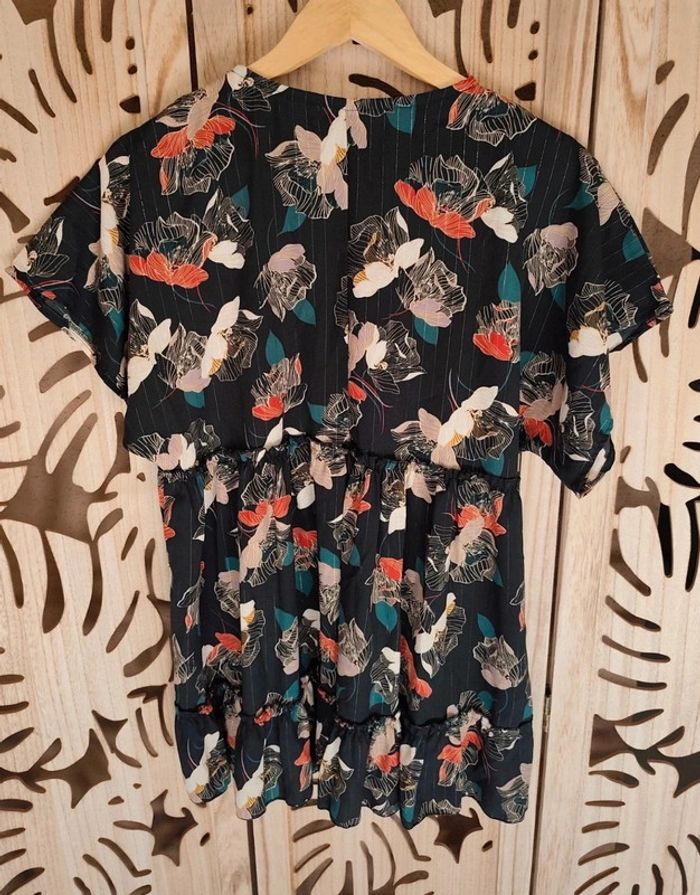 Robe mini ou tunique imprimé fleurs - photo numéro 6