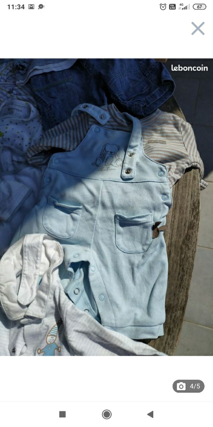 Lot bébé garçon été 1 mois - photo numéro 4