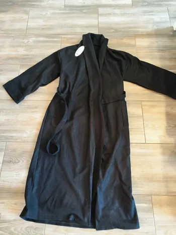 Manteau noir Marina Fashion Taille unique