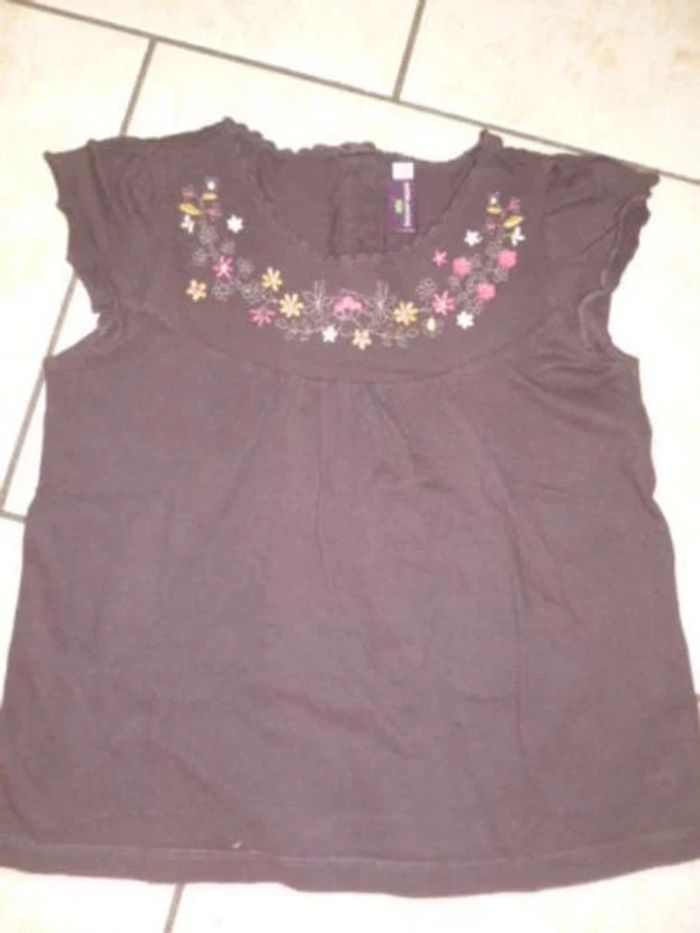 Tee-shirt fille Manches Courtes Sergent Major Taille 6 ans