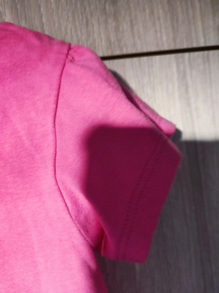 T shirt rose uni young dimension 3 - 4 ans - photo numéro 3
