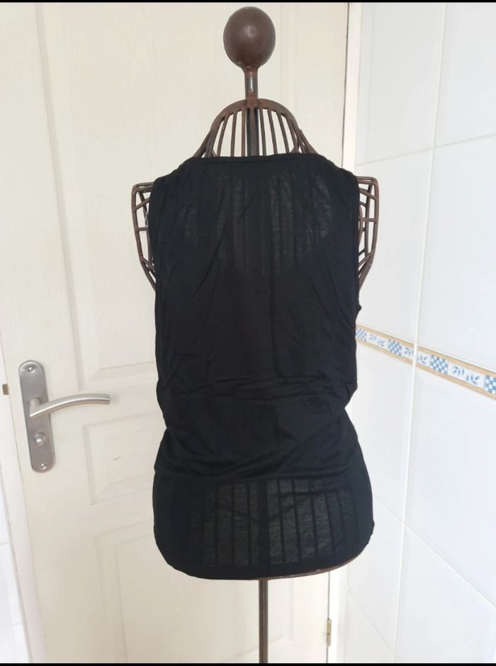 Jolie débardeur noir femme camaïeu taille M/38 - photo numéro 3