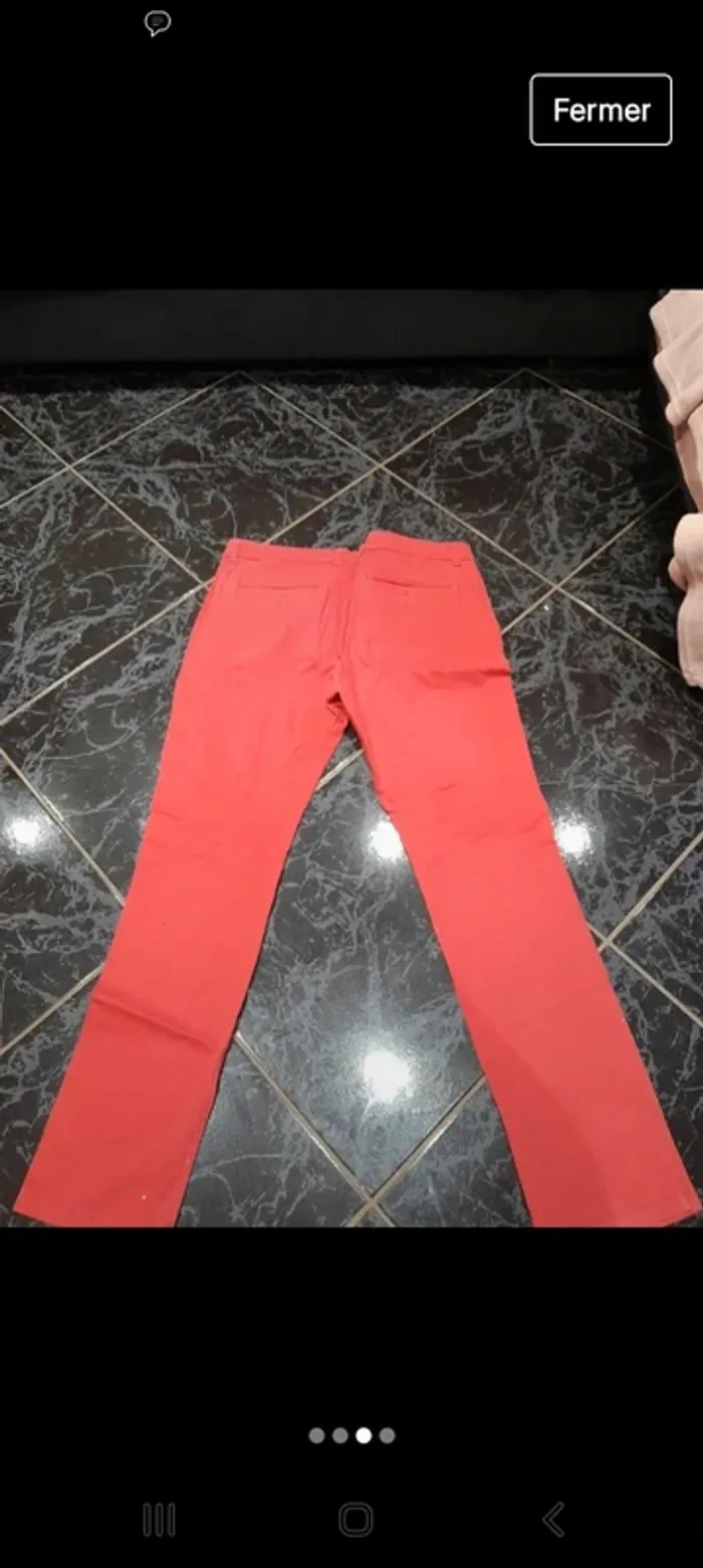 Pantalon rouge 46 - photo numéro 3