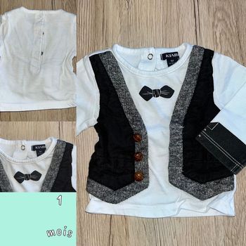 Tee-shirt 1 mois Kiabi