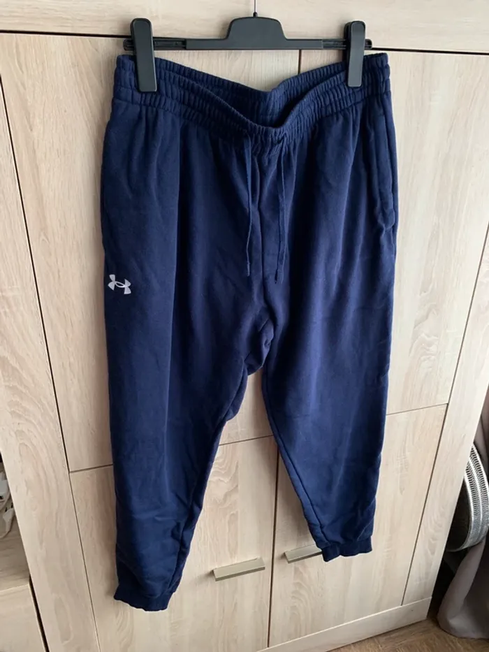 Pantalon jogging survêtement homme under armour bleu marine xl - photo numéro 2