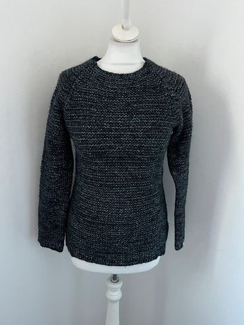 Pull chiné bleu pailleté Maje S