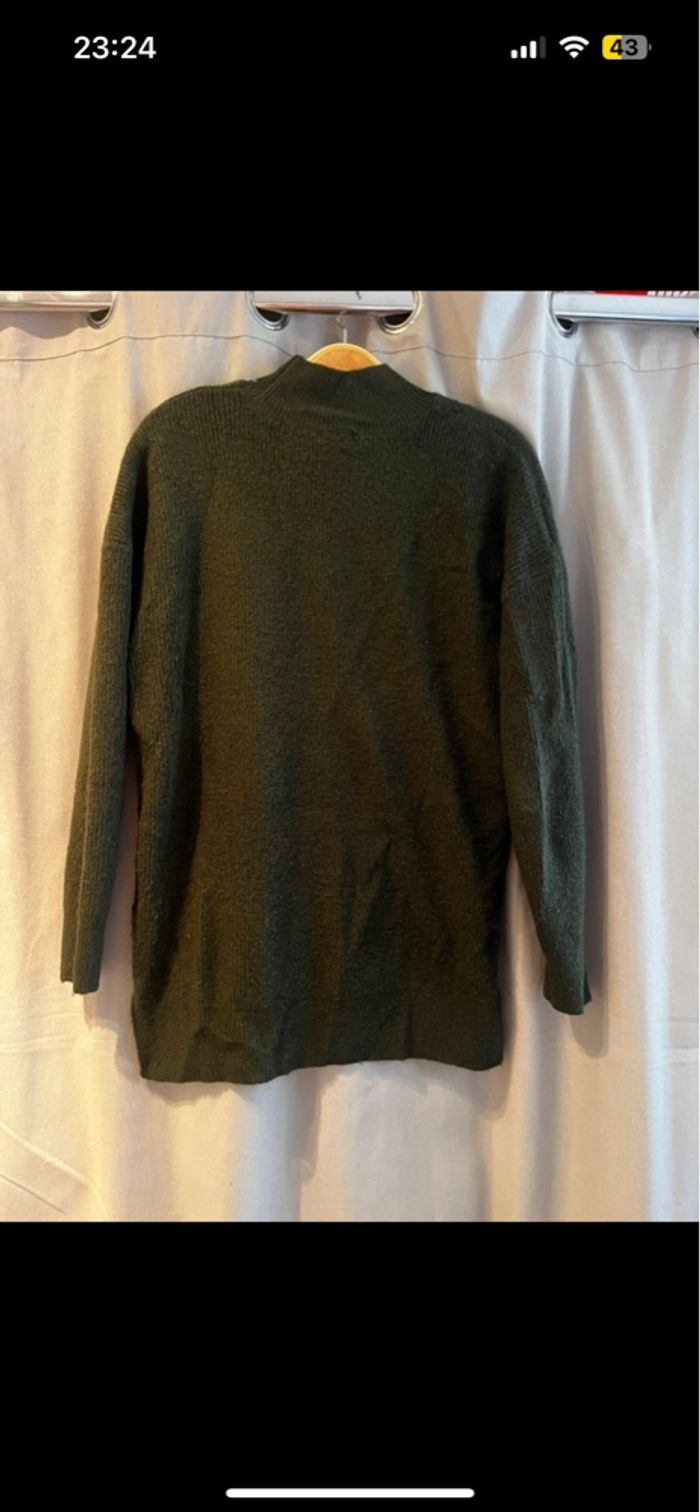 Pull col haut vert - Kiabi - photo numéro 2