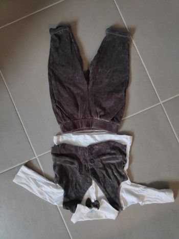 Ensemble haut + bas  6 mois