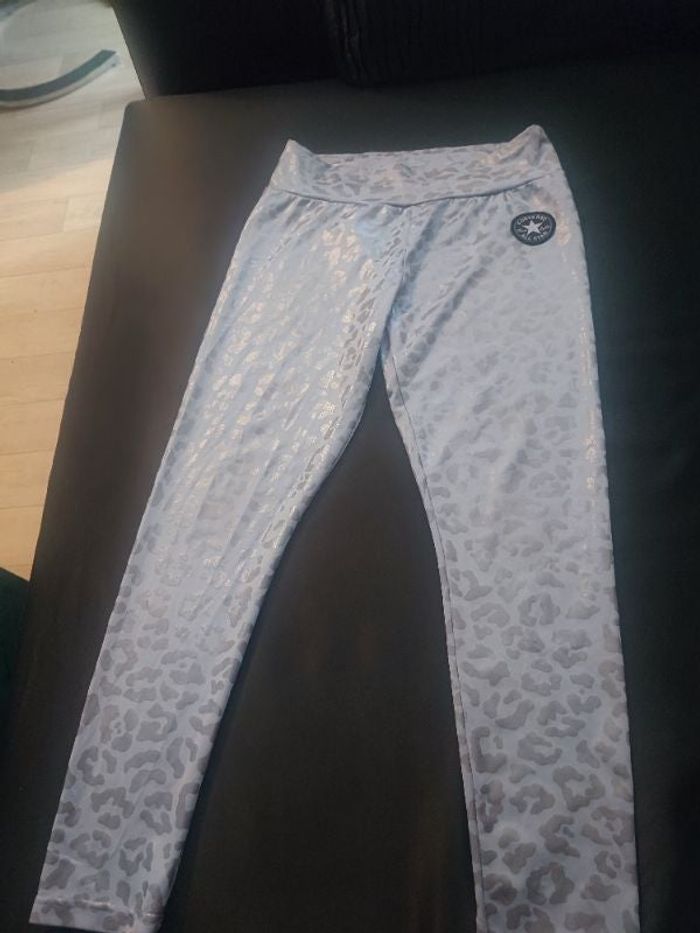 Legging Converse quasi neuf bleu très clair