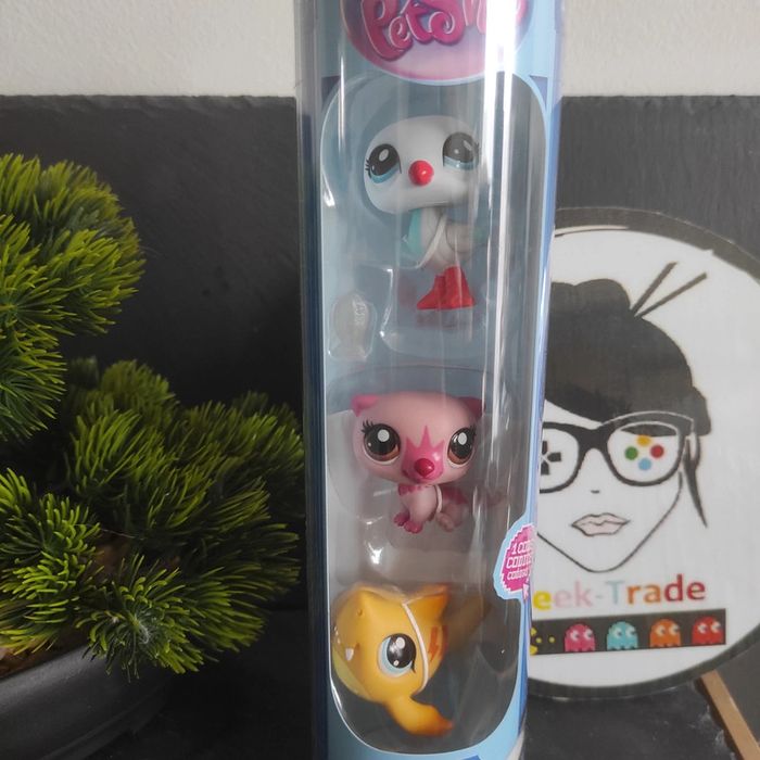 Littlest Pet Shop g7 #41 seaghull #43 yellow shark #42 Otter loutre requin mouette - photo numéro 2