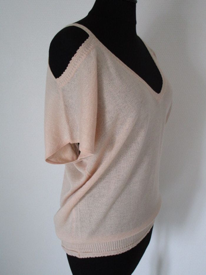 Fin pull épaules dénudées Grain de Malice S 36 NEUF - photo numéro 4