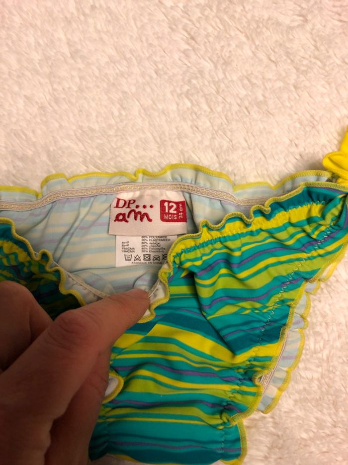 Bas de maillot de bain slip bain 12m - photo numéro 2