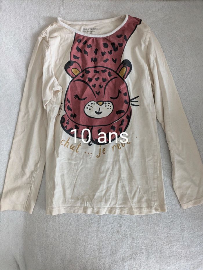 Tee shirt manches longues 10 ans