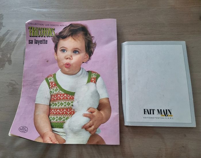 Magazine vintage 1973 tricotons sa layette n93 les doigts agiles - photo numéro 2