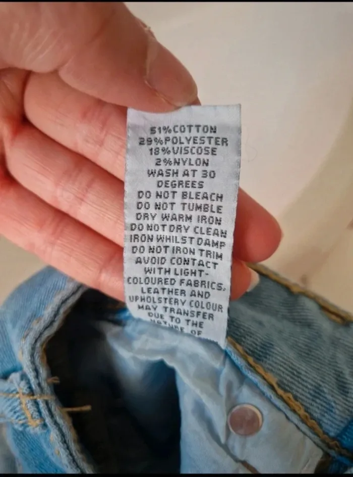 Neuf jean mom troué femme boohoo taille XS/34 - photo numéro 10
