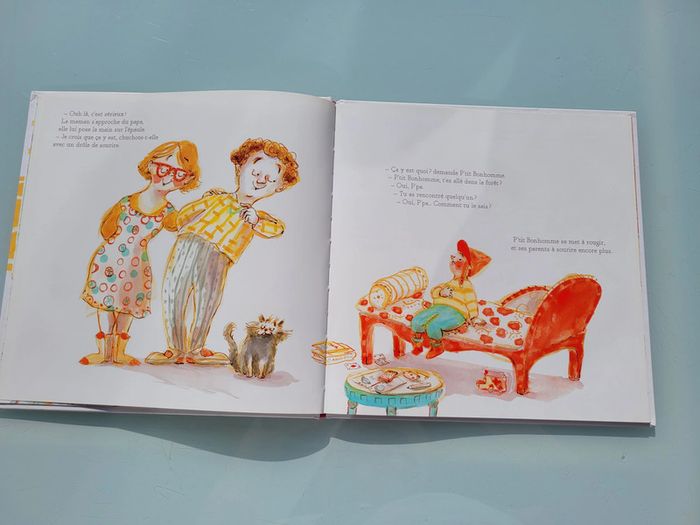 Beau livre La Drôle de maladie de P'tit bonhomme - photo numéro 3