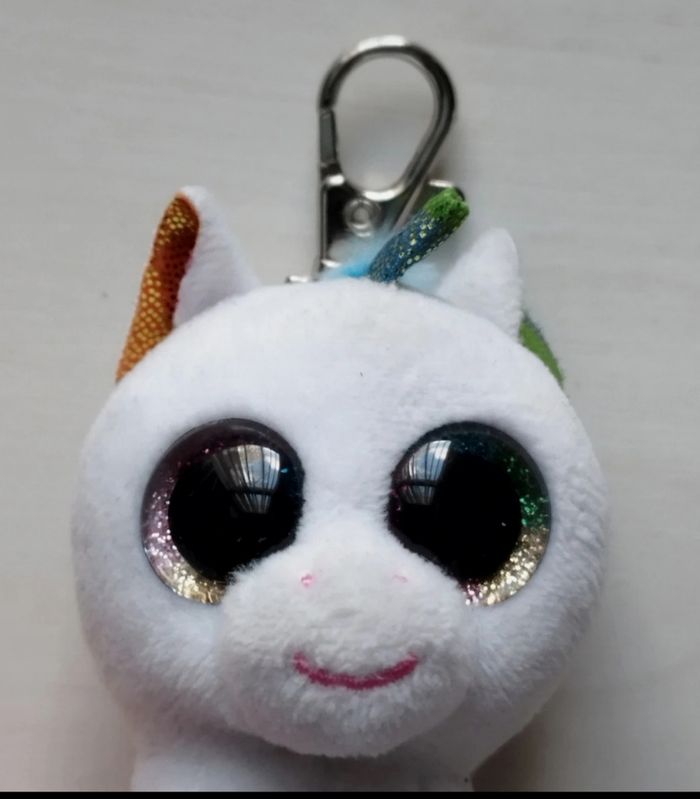 Peluche porte clés licorne TY PIXY - photo numéro 2