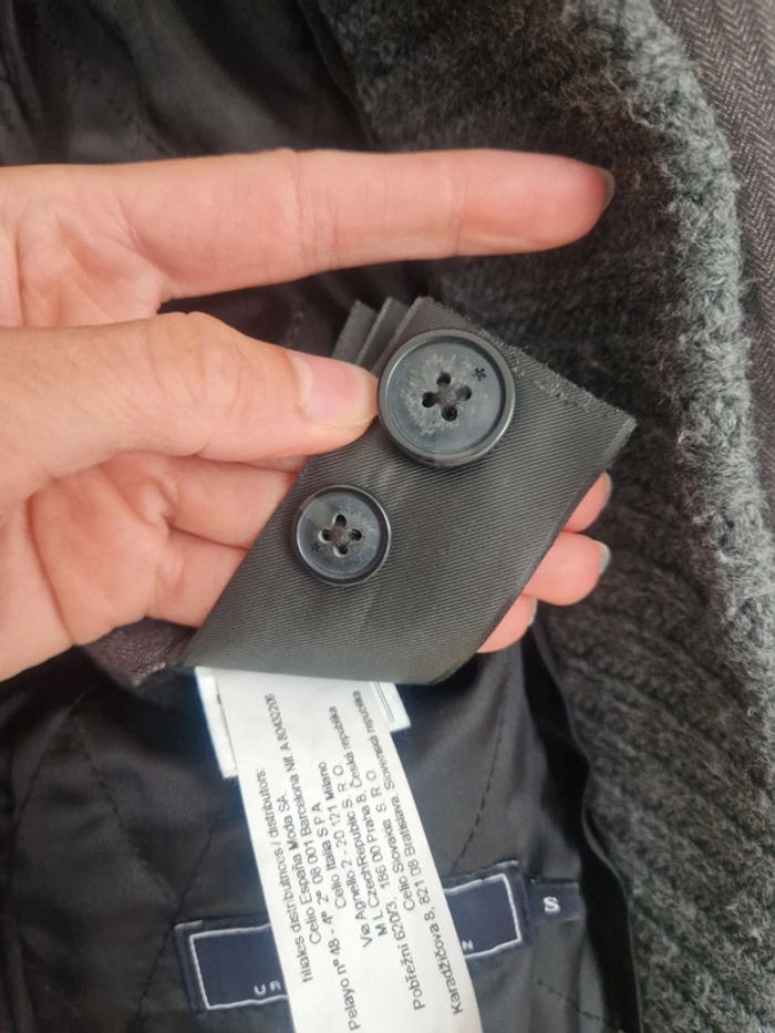 Veste blazer gris homme 100% coton celio taille S/36 - photo numéro 12