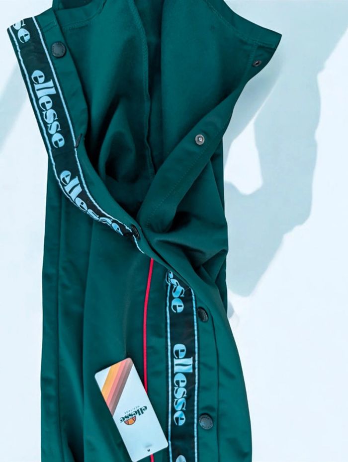 Jogging Ellesse vert forêt jambes boutonnées - photo numéro 6