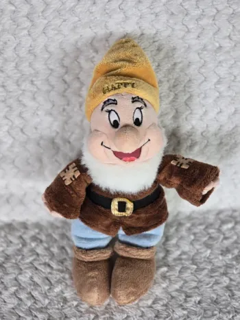 peluche nain joyeux vintage