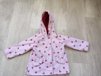 Veste imperméable fille 24 mois