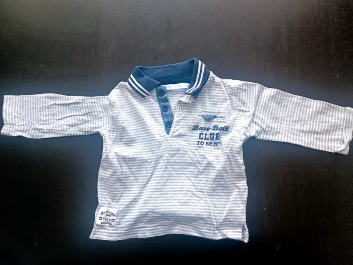 Lot t shirt manches longues 6 mois - photo numéro 7