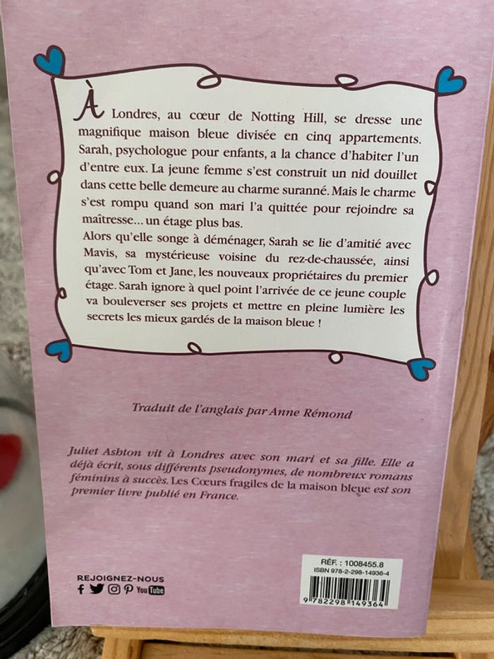 Livre les cœurs fragiles de la maison bleue - photo numéro 3