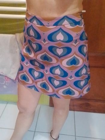 Mini Jupe femme Motif cœur psychédélique Pimkie