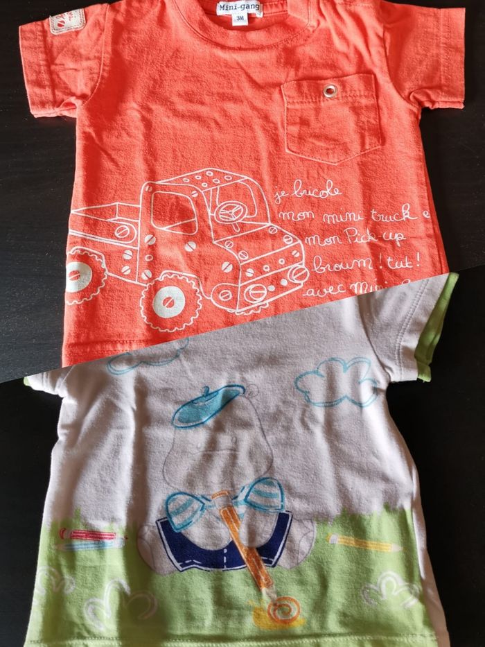 Lot de 2 t-shirt