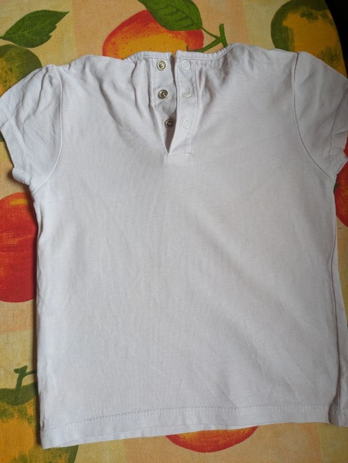 Tee-shirt fille rêve 18 mois - photo numéro 3