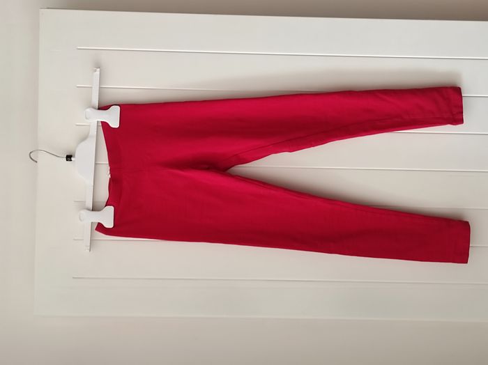 ❤️ Legging fille 8 ans – Rouge – Très bon état - photo numéro 2