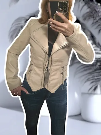 veste simili cuir Noemi Kent