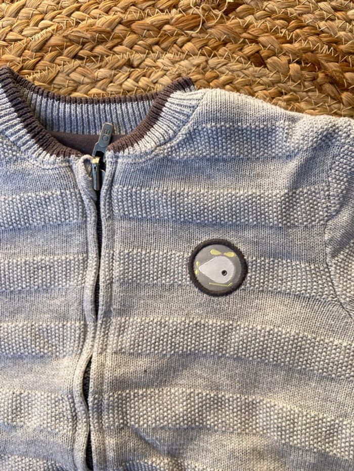 Veste pull réversible garçon 24 mois Obaibi - photo numéro 5