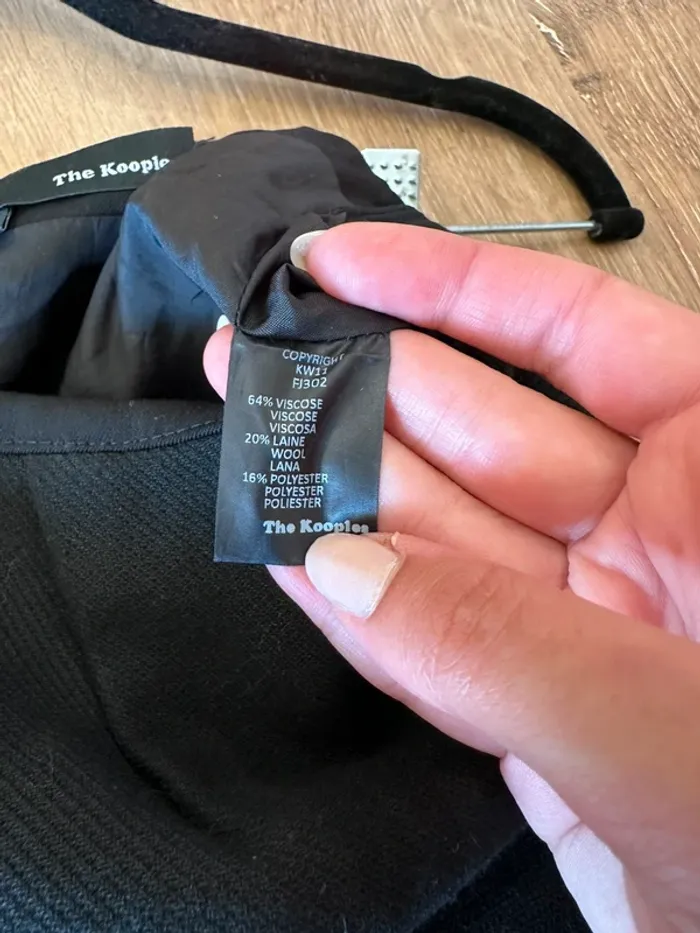 Mini jupe The Kooples noire taille 36 - photo numéro 3
