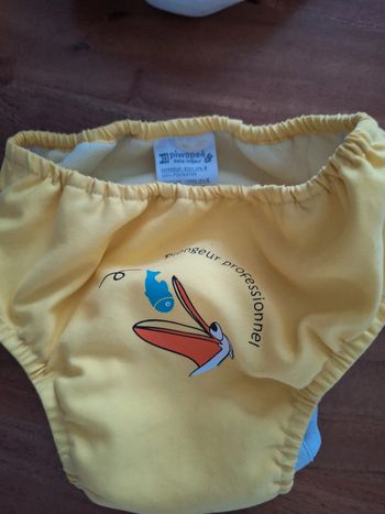 Couche lavable de bain  8-11kg piwapee