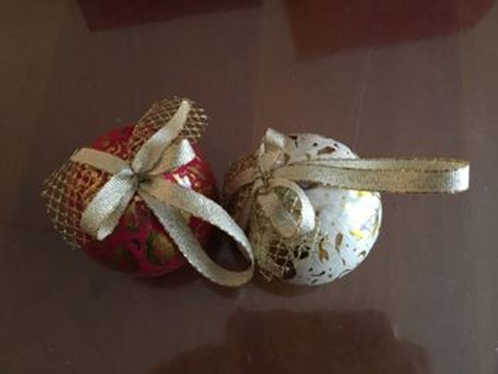 Boîte de 6 boules de Noël - photo numéro 2