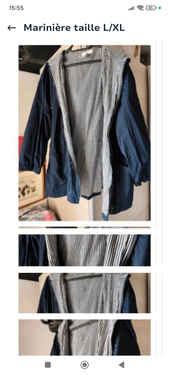 Marinière taille L/XL - photo numéro 4