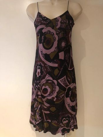 Robe brillante taille unique L Paris C Vintage