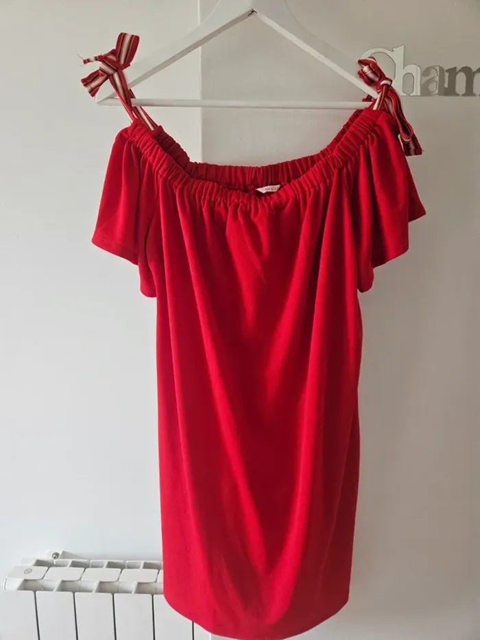 Haut top rouge