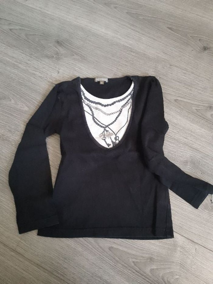 Tee shirt noir et blanc