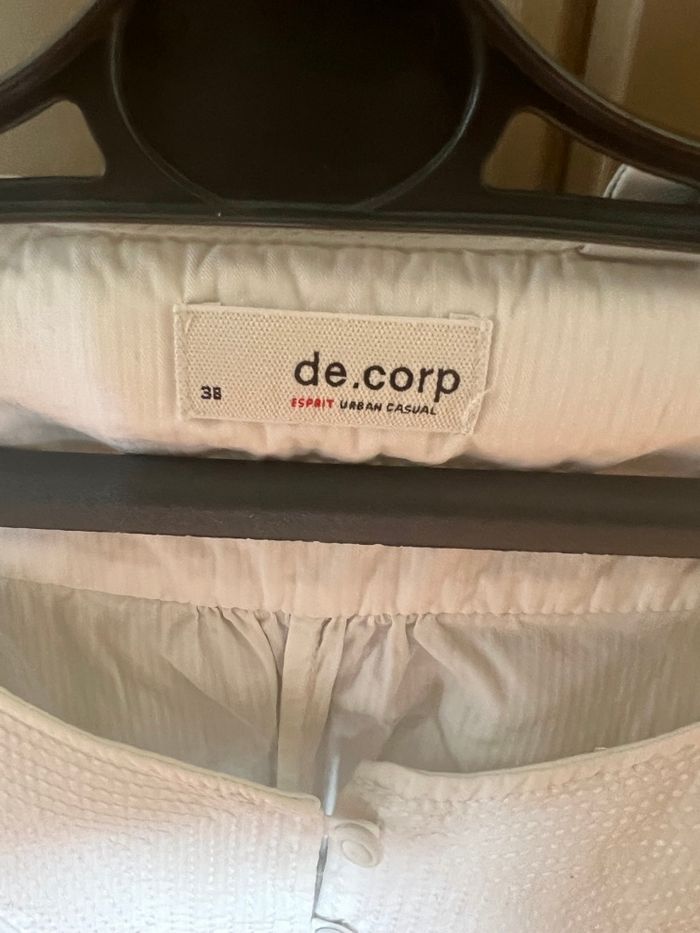 🤍 Chemisier blanc De.Corp – Taille M - photo numéro 3