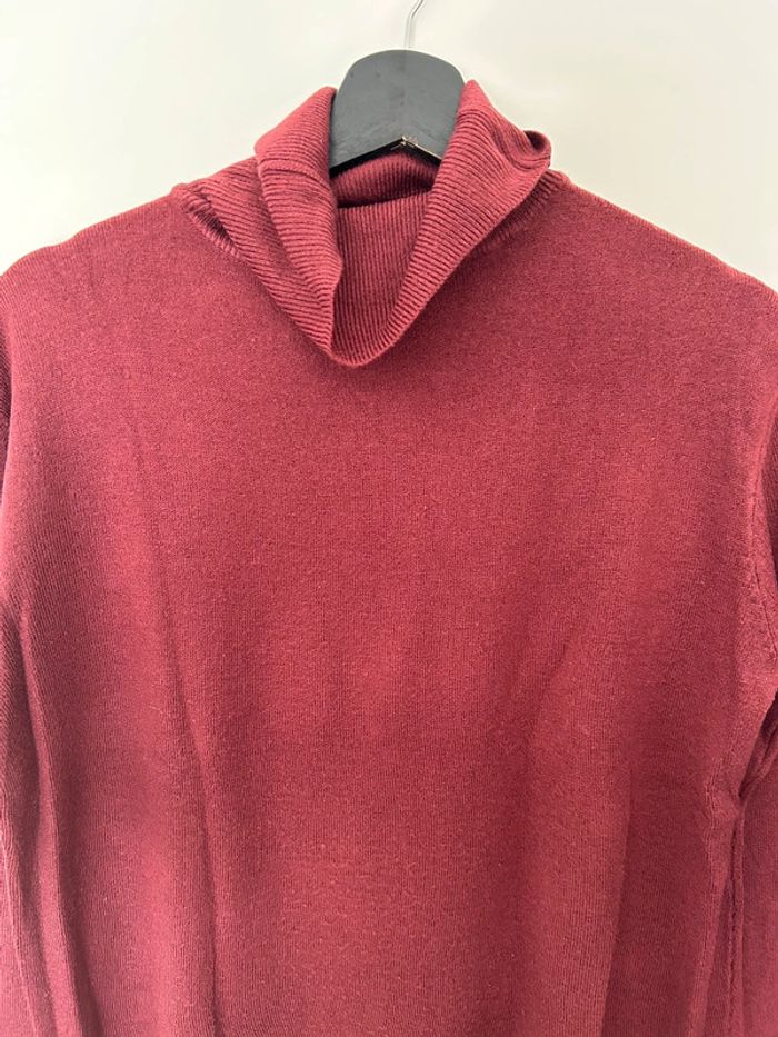 Pull col roulé