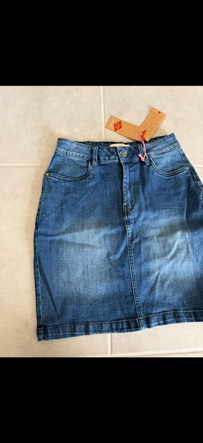 Jupe en jean Lee Cooper Taille 38 - photo numéro 3