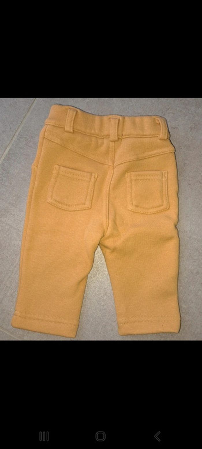 Pantalon jaune Kiabi 3 mois - photo numéro 4