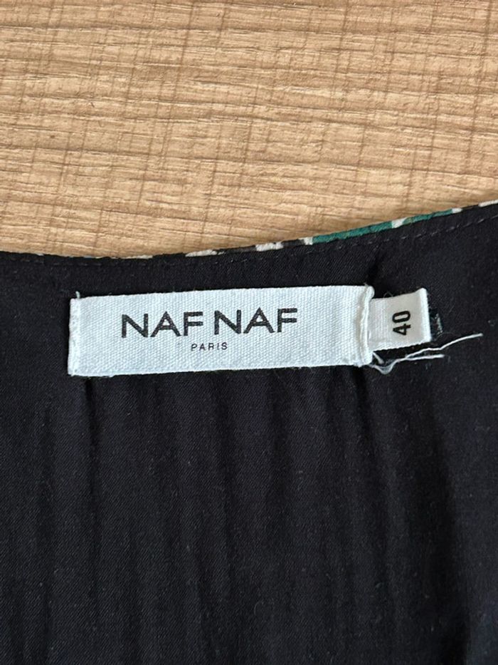 Robe imprimée fleurie à manches longues Naf Naf taille 40 jamais portée - photo numéro 14