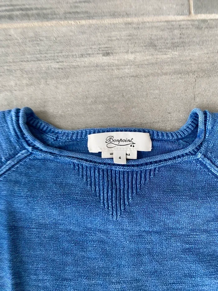 Pull fin Bonpoint 4 ans - photo numéro 2
