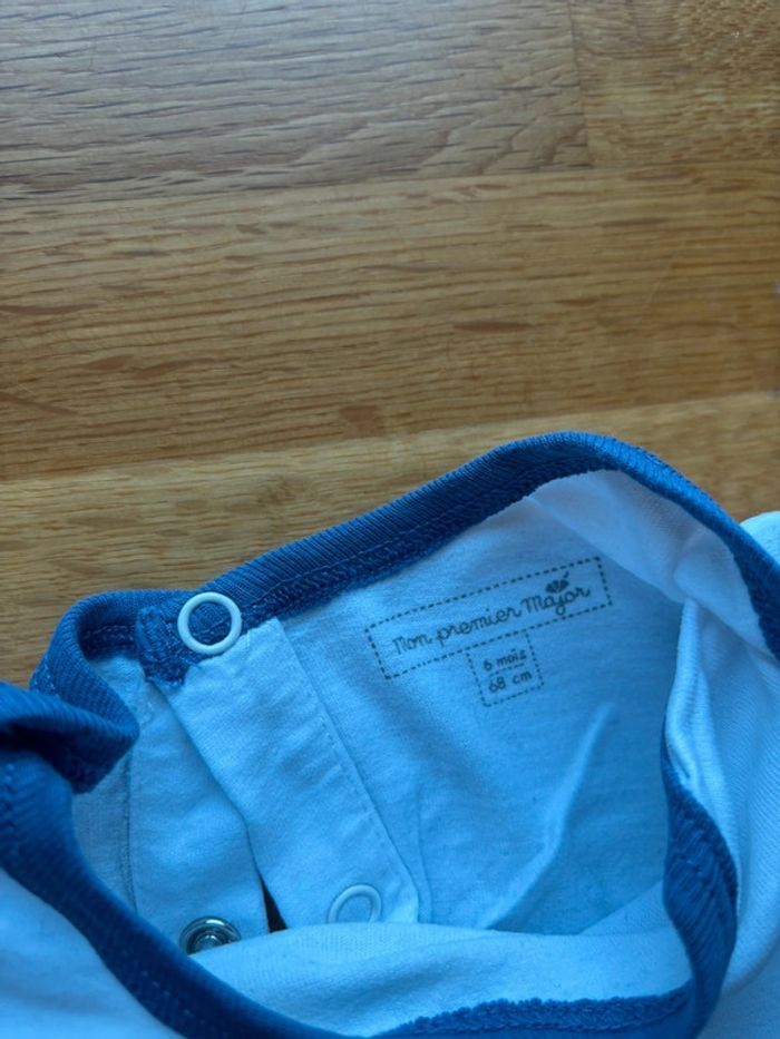 T-shirt ML sergent major 6 mois garçon - photo numéro 2