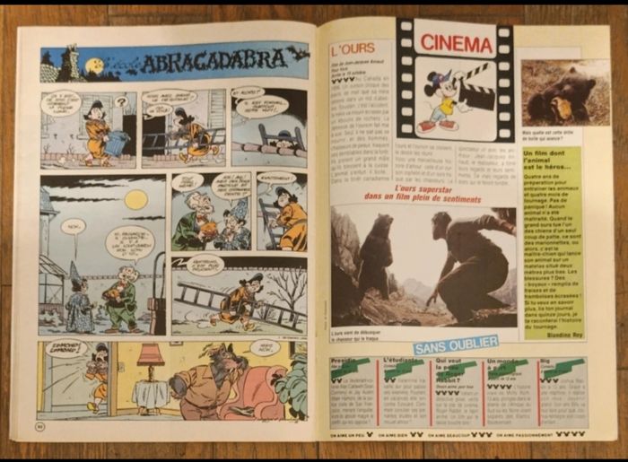 Ancien journal de mickey avec livret ordinateurs N°1895 - 1988 vintage - photo numéro 9