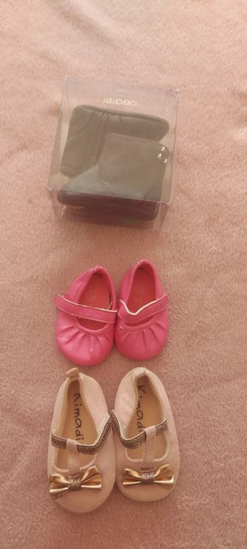 Lot chaussures bébé fille 3-6 mois