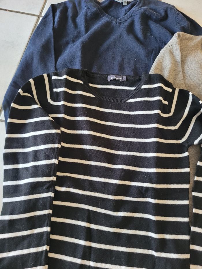 Lot 3 pulls fins garçon - photo numéro 2